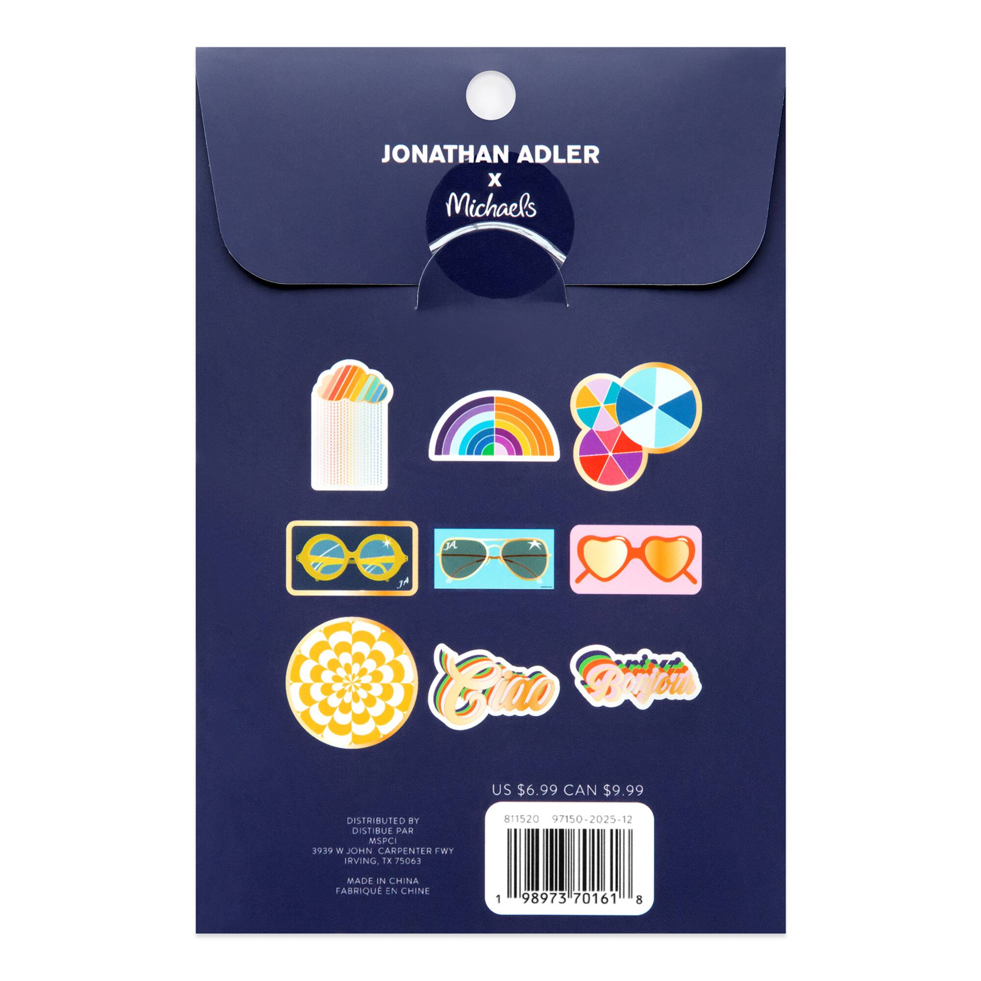 Jonathan Adler x Michaels Summer Sorbet Vinyl Stickers